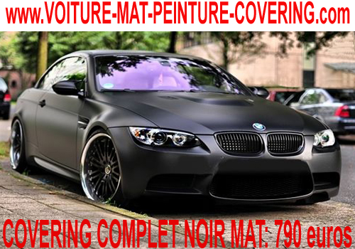 BMW Serie 3 noir mat, BMW Serie 3 noir mat, covering BMW Serie 3
